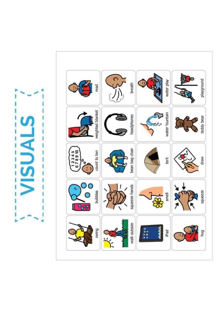 When I Am Frustrated Visual - For Kids With Autism